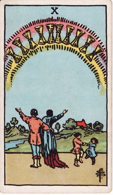 Ten of Cups — Mười Cốc