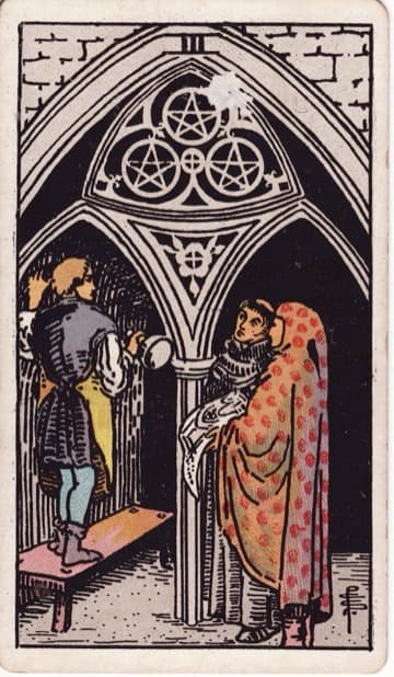 Three of Pentacles — Ba Tiền