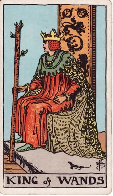 King of Wands — Vua Gậy